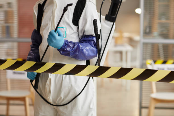 Professional Biohazard Cleanup technician working in Belle Glade, FL